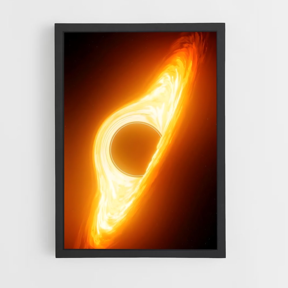 Poster trou noir mystérieux (vue 2)